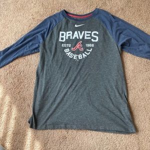 Braves baseball tee